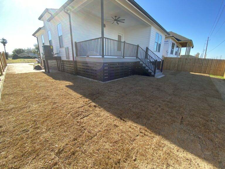 Sod grading and installation by Eric's Tidy Turf, LLC in the greater new orleans area