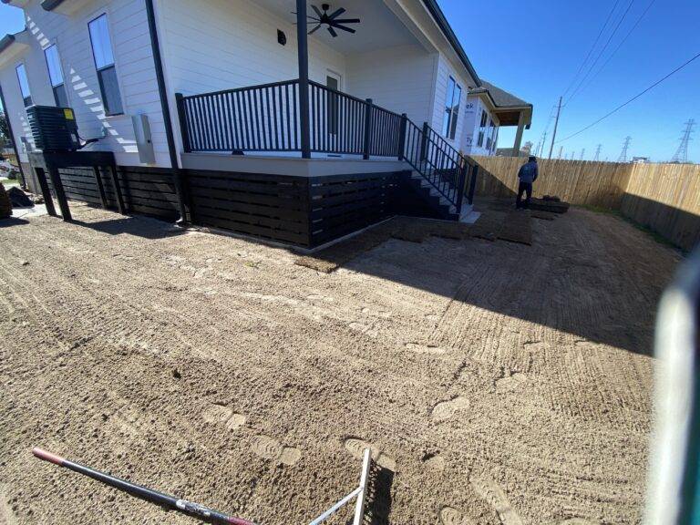 Sod grading and installation by Eric's Tidy Turf, LLC in the greater new orleans area