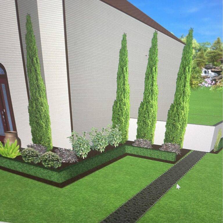 landscaping planning images created by Eric's Tidy Turf, LLC in the greater new orleans area