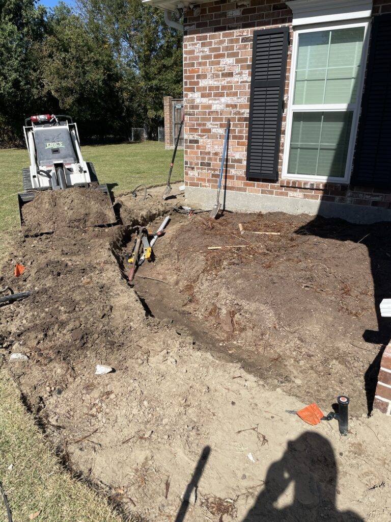 Planned and crafted hardscaping project for landscaping crafted by Eric's Tidy Turf, LLC