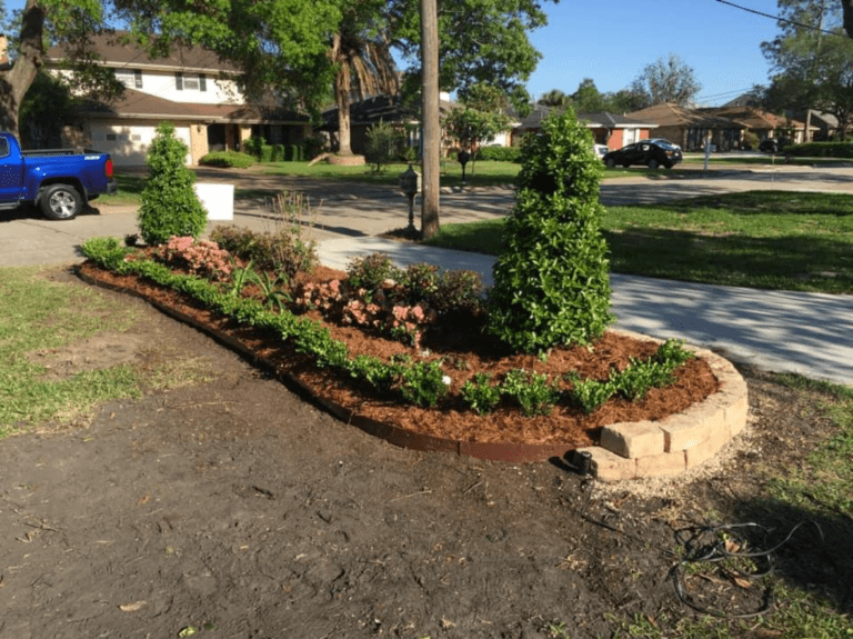 Beautifully crafted hardscaping project installed by Eric's Tidy Turf, LLC in the greater new orleans area