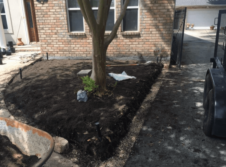 Beautifully crafted hardscaping project installed by Eric's Tidy Turf, LLC in the greater new orleans area