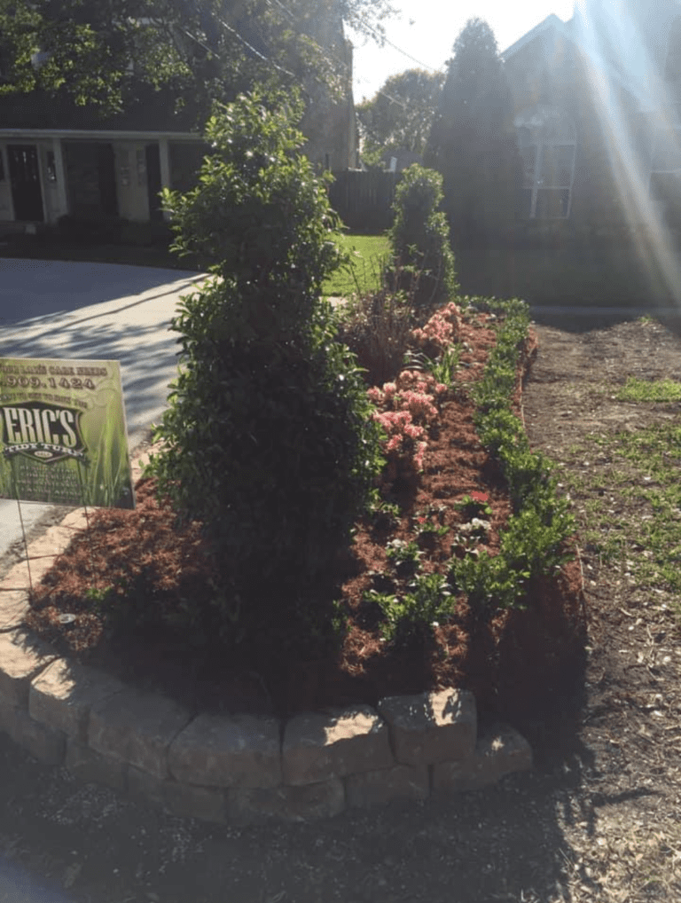 Beautifully crafted hardscaping project installed by Eric's Tidy Turf, LLC in the greater new orleans area