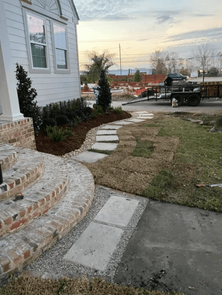 pavers crafted and installed by Eric's Tidy Turf, LLC in the greater new orleans area