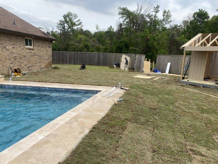 Sod grading and installation by Eric's Tidy Turf, LLC in the greater new orleans area