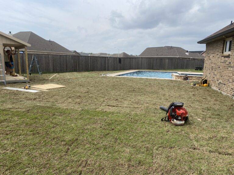 Sod grading and installation by Eric's Tidy Turf, LLC in the greater new orleans area