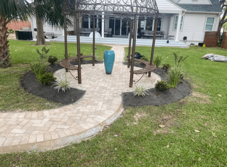 Pergolas crafted and installed by Eric's Tidy Turf, LLC in the greater new orleans area