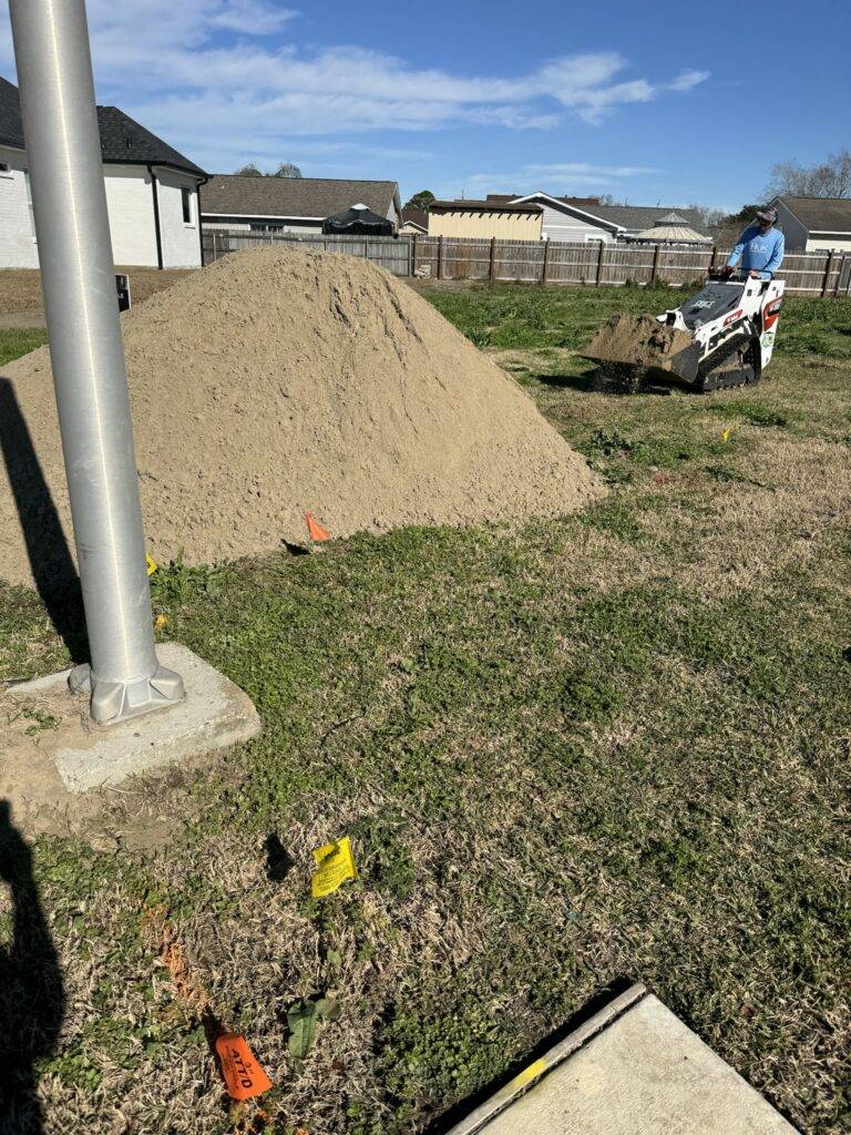 Sod grading and installation by Eric's Tidy Turf, LLC in the greater new orleans area