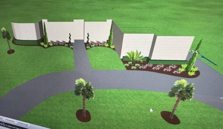 landscaping planning images created by Eric's Tidy Turf, LLC in the greater new orleans area