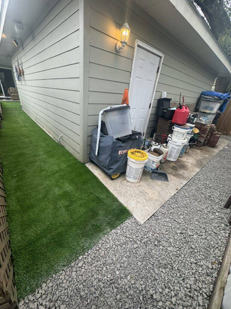 Artificial turf crafted and installed by Eric's Tidy Turf, LLC in the greater new orleans area