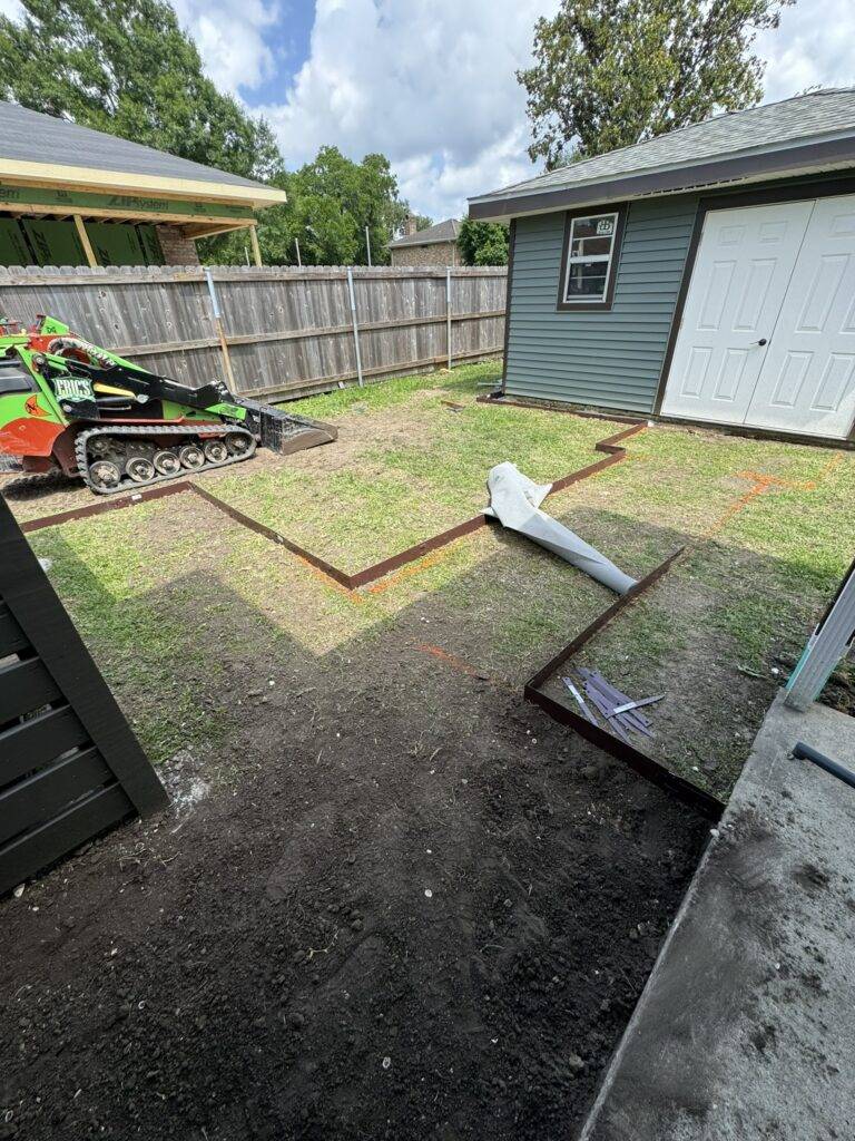 Pathways crafted and installed by Eric's Tidy Turf, LLC in the greater new orleans area