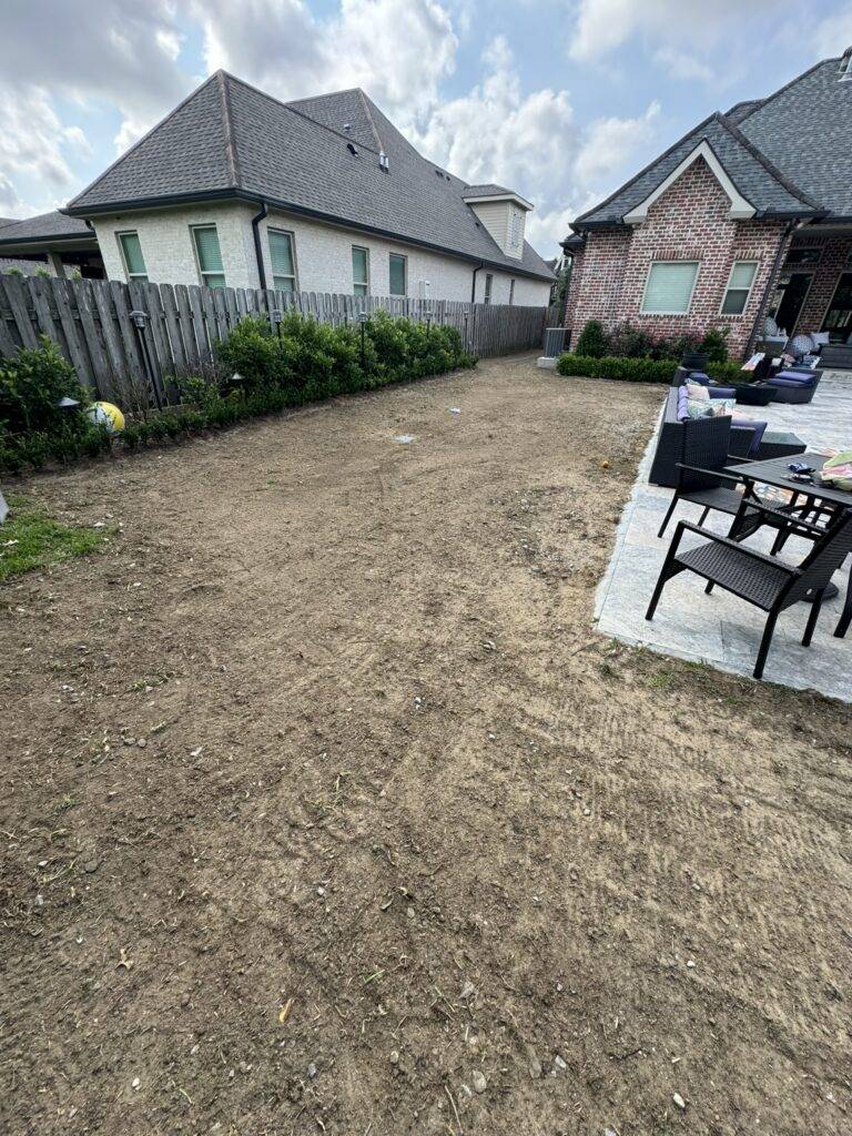 Sod grading and installation by Eric's Tidy Turf, LLC in the greater new orleans area