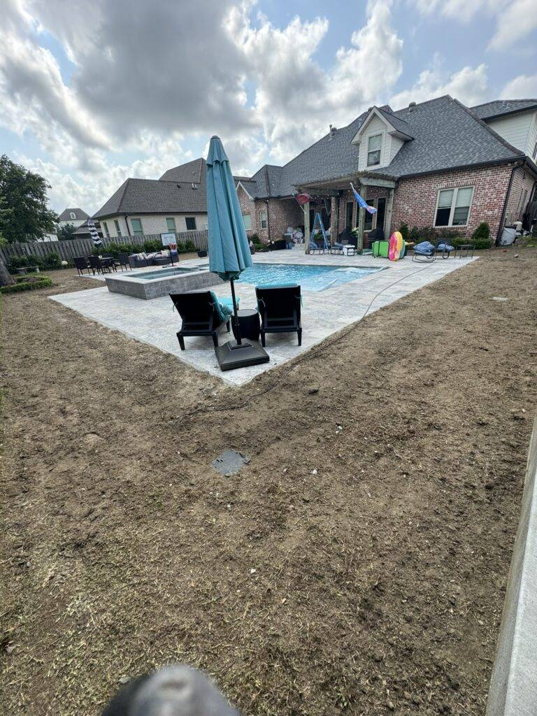 Sod grading and installation by Eric's Tidy Turf, LLC in the greater new orleans area