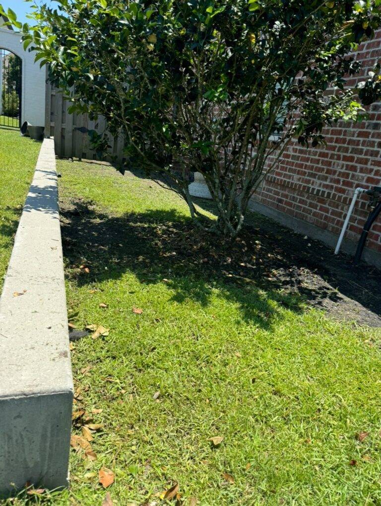 Rock pathways installation by Eric's Tidy Turf, LLC in the greater new orleans area