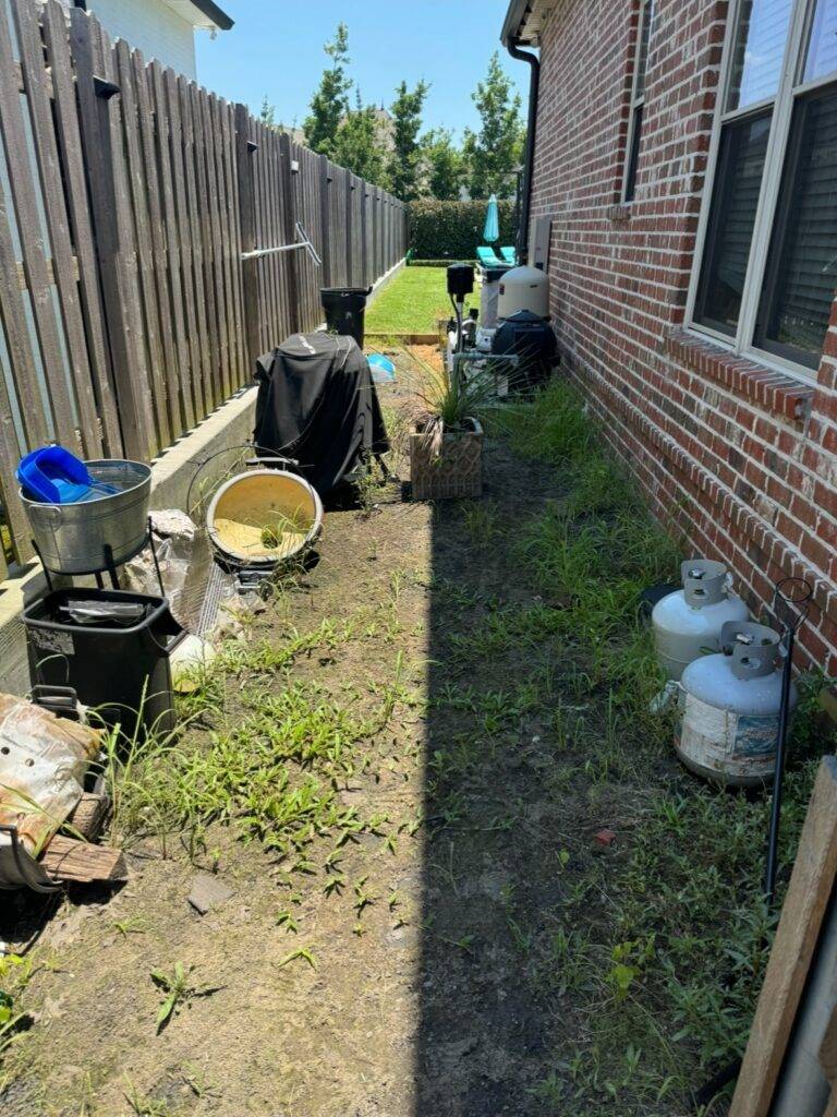 Rock pathways installation by Eric's Tidy Turf, LLC in the greater new orleans area