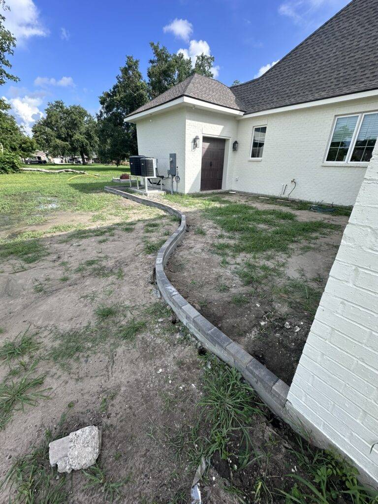 hardscaping installation by Eric's Tidy Turf, LLC in the greater new orleans area