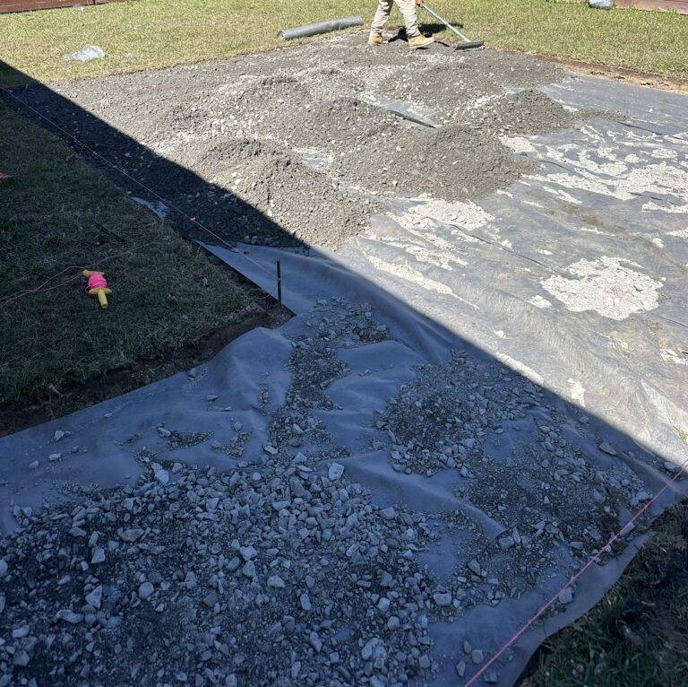 Paver pathway installation by Eric's Tidy Turf, LLC in the greater new orleans area