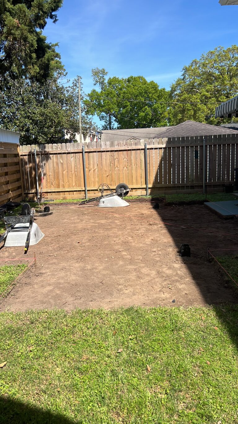 Paver pathway installation by Eric's Tidy Turf, LLC in the greater new orleans area